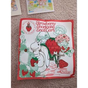 Strawberry Shortcake Snail Cart Picnic Kenner